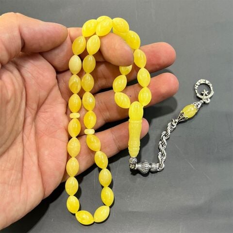 Kaliningrad Damla Kehribar Beyzi Tespih 7,5*11 (mm)