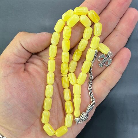 Kaliningrad Damla Kehribar Kapsül Tespih 7*11,5 (mm)