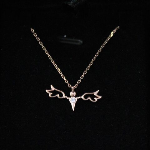 Yusufcuk Figürlü Rose Hayalet Kolye