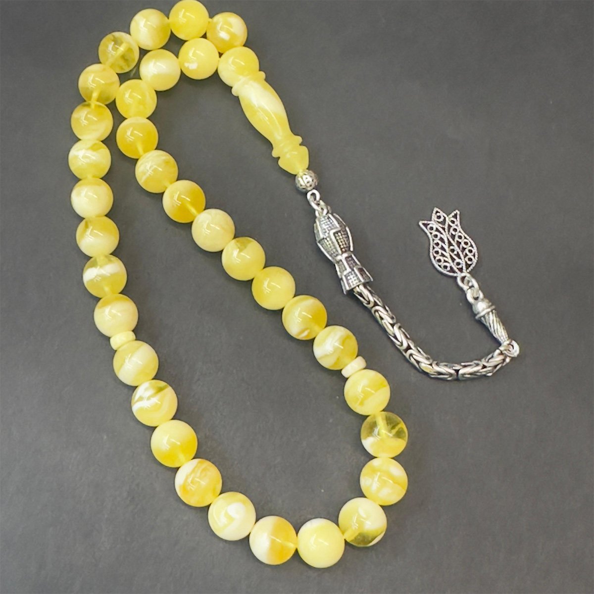 N.N Kaliningrad Damla Kehribar Tespih 8 (mm)