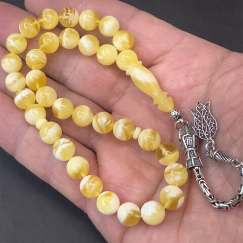 N.N Kaliningrad Damla Kehribar Tespih 8 (mm)