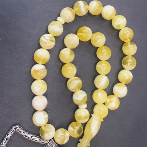 N.N Kaliningrad Damla Kehribar Tespih 8 (mm)