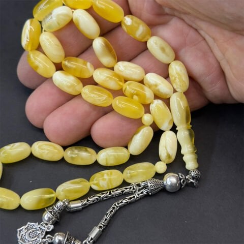 N.N Kaliningrad Damla Kehribar Tespih 8*14,5 (mm)