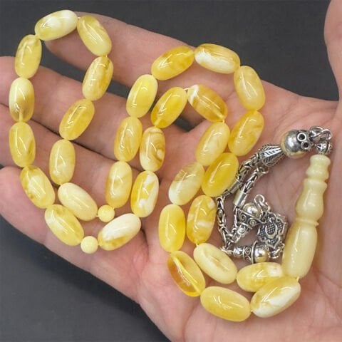 N.N Kaliningrad Damla Kehribar Tespih 8*14,5 (mm)