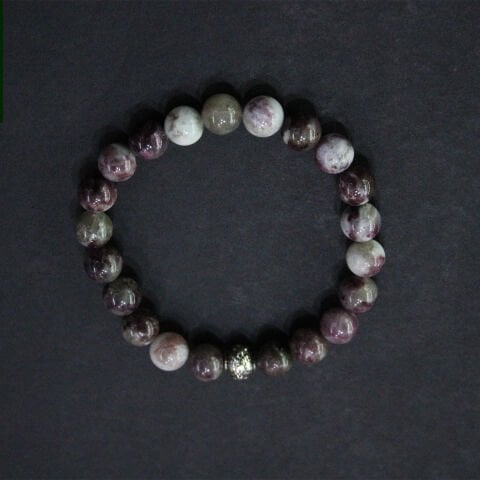 Pembe Turmalin Doğal Taş Bileklik