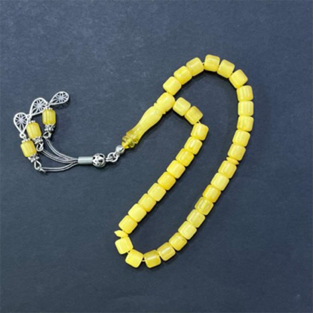 Kaliningrad Damla Kehribar Kısa Kapsül Tespih 7,5*7 (mm)