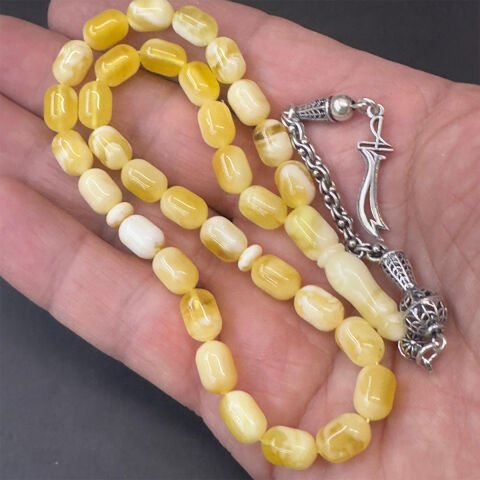 N.N Kaliningrad Damla Kehribar Tespih 6,5*9,5 (mm)