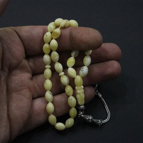 Akça Kaliningrad Damla Kehribar Beyzi Model Tespih 6*9 (mm)