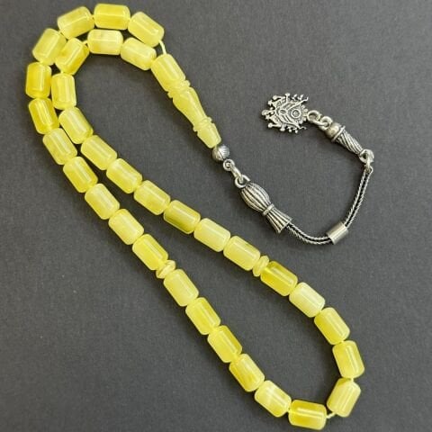 Kaliningrad Damla Kehribar Tespih 5*7,5 (mm)-1