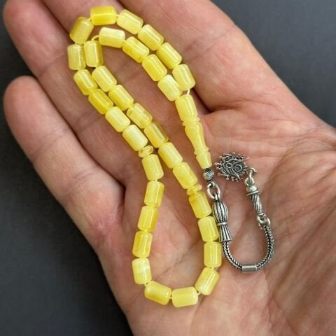 Kaliningrad Damla Kehribar Tespih 5*7,5 (mm)-1