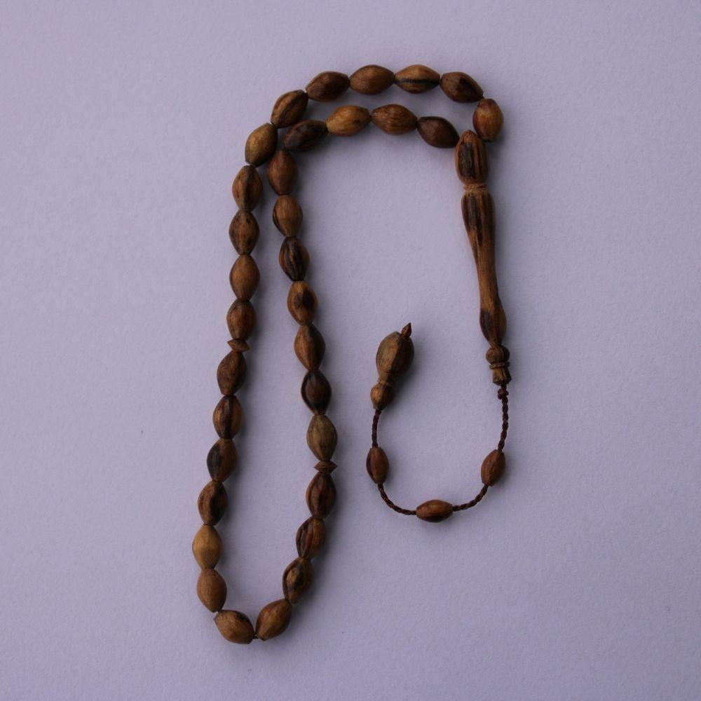 Öd Ağacı Beyzi Kesim Tespih 6,5*9,5 mm