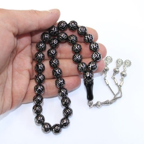 Papyon Baklaba Model Oltu Taşı Tespih 10 (mm)