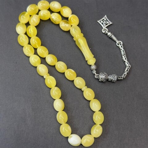 N.N Kaliningrad Damla Kehribar Tespih 7,5*9 (mm)-1