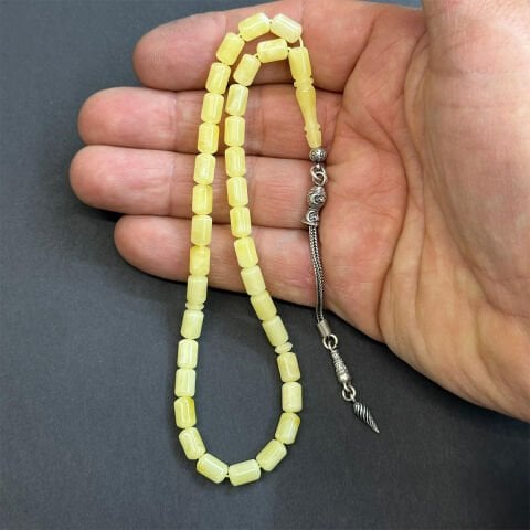 Kaliningrad Damla Kehribar Tespih 5*7,5 (mm)-2