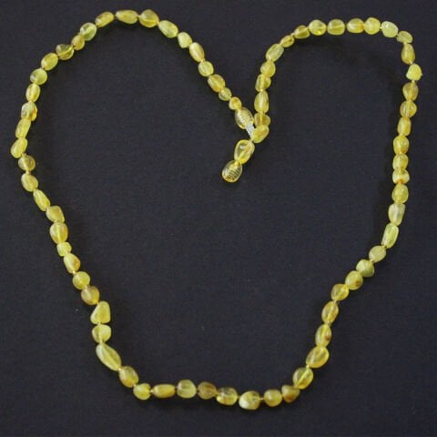 Damla Kehribar Yetişkin Kolye Portakal 11,5 (gr)