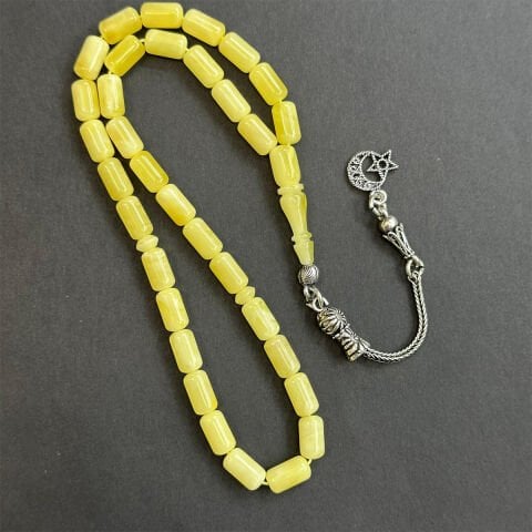 Kaliningrad Damla Kehribar Tespih 5*9 (mm)-2