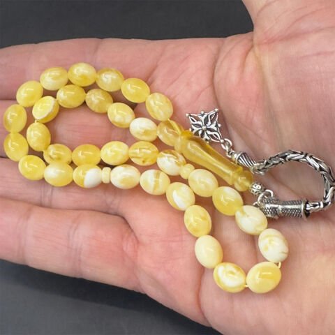 N.N Kaliningrad Damla Kehribar Tespih 7*8,5 (mm)