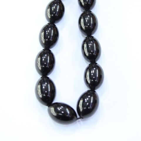 Sistemli Oltu Taşı Tespih 9*12,5 (mm)