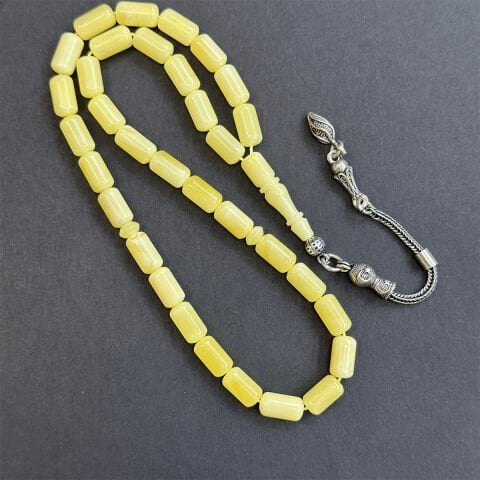 Kaliningrad Damla Kehribar Tespih 5*9 (mm)-3