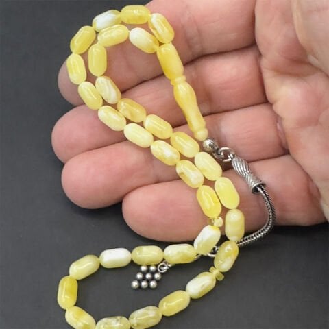 N.N Kaliningrad Damla Kehribar Tespih 5*9 (mm)