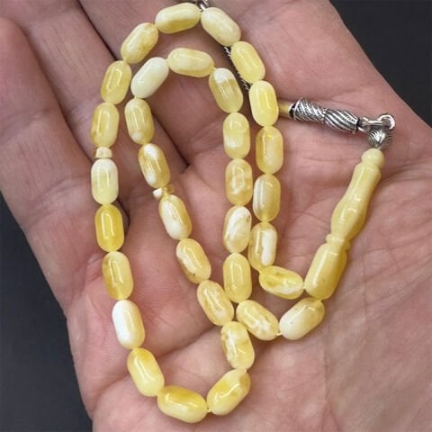 N.N Kaliningrad Damla Kehribar Tespih 5*9 (mm)