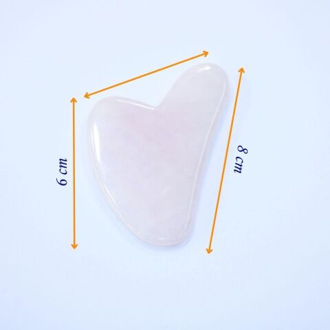 Pembe Kuvars Gua Sha & Roller Set