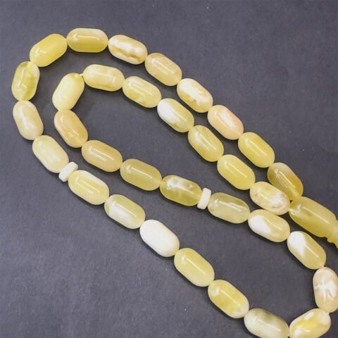 N.N Kaliningrad Damla Kehribar Tespih 5*9 (mm)-1