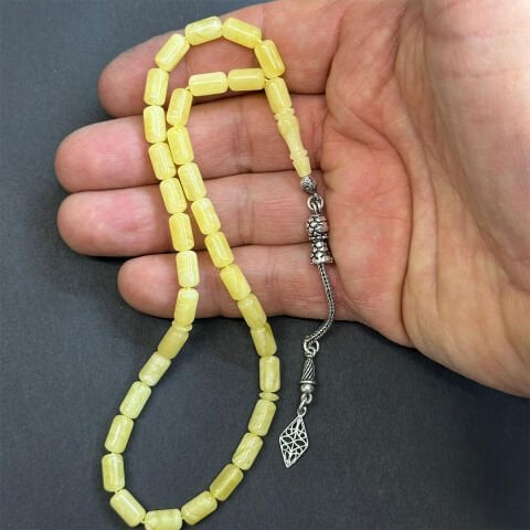 Kaliningrad Damla Kehribar Tespih 5*9 (mm)-5