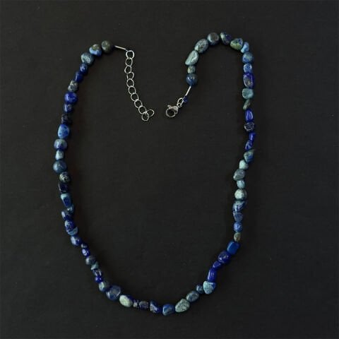 Lapis Lazuli Doğal Taş Kolye