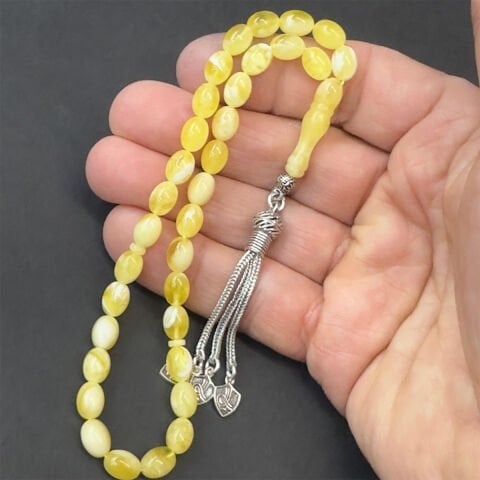 N.N Kaliningrad Damla Kehribar Tespih 6*8 (mm)