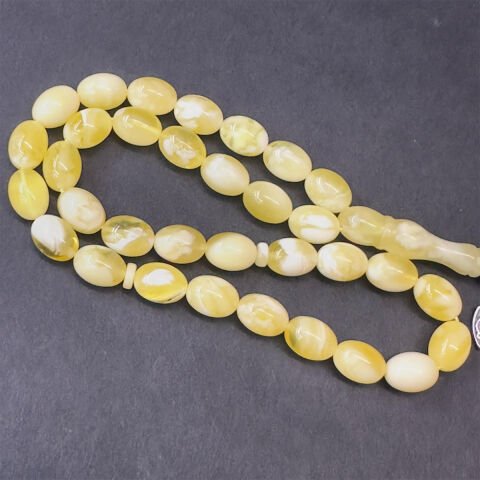 N.N Kaliningrad Damla Kehribar Tespih 6*8 (mm)