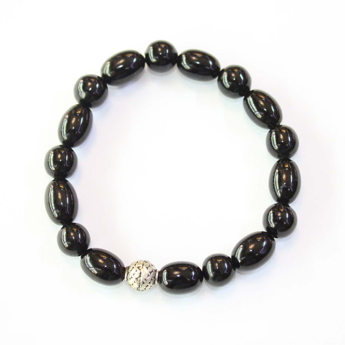 Oltu Taşı Beyzi Küre Bileklik