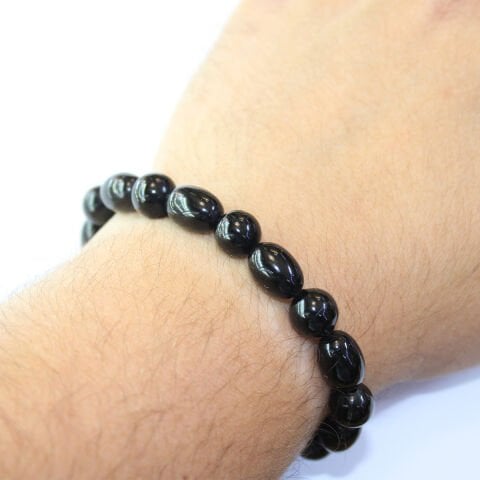 Oltu Taşı Beyzi Küre Bileklik