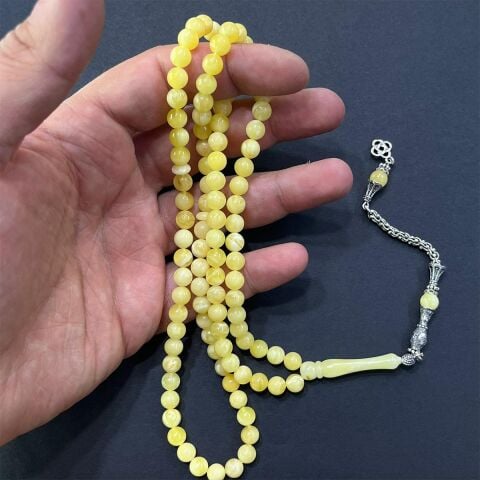 99 luk Kaliningrad Damla Kehribar Tespih 6,3 (mm)