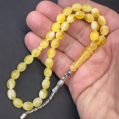 N.N Kaliningrad Damla Kehribar Tespih 7*9 (mm)