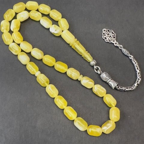 N.N Kaliningrad Damla Kehribar Tespih 6,5*9,5 (mm)-1