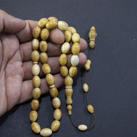 Yerli Atölye İşçiliği Saray Kukası Tespih 8,5*12,5 (mm)