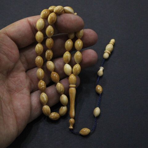 Yerli Atölye İşçiliği Saray Kukası Tespih 7*10,5 (mm)