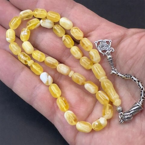 N.N Kaliningrad Damla Kehribar Tespih 6*9,5 (mm)