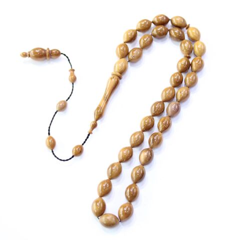 Yerli Atölye İşçiliği Beyzi Kesim Kuka Tespih 8*11,5 (mm)