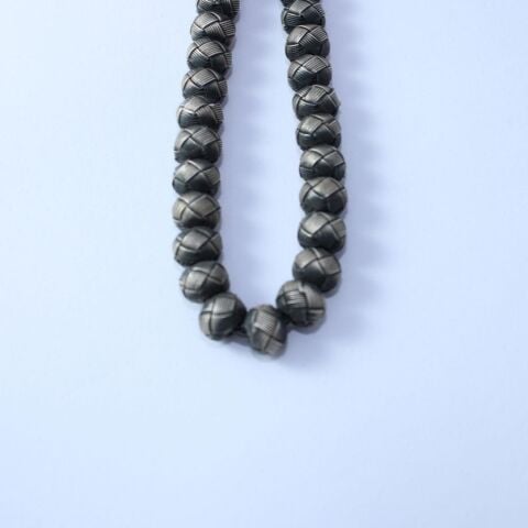 Füme 925 Ayar Gümüş Kazaz Tespih