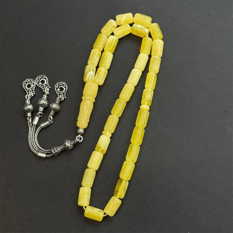 Kaliningrad Damla Kehribar Tespih 7*11 (mm)-1