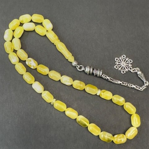 N.N Kaliningrad Damla Kehribar Tespih 6*9,5 (mm)-2