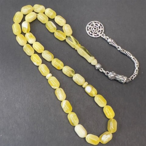 N.N Kaliningrad Damla Kehribar Tespih 6*9,5 (mm)-3