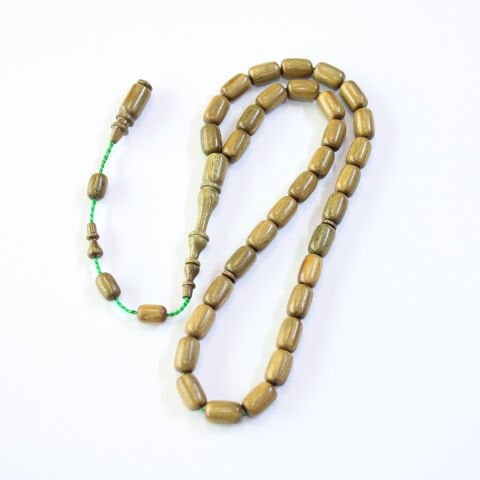 Yerli Atölye İşçiliği Yeşil Pelesenk Tespih 6,5*10,5 (mm)