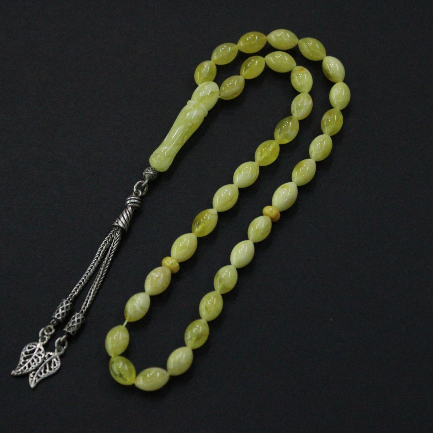 Kaliningrad Damla Kehribar Tespih 7*10,5 (mm)