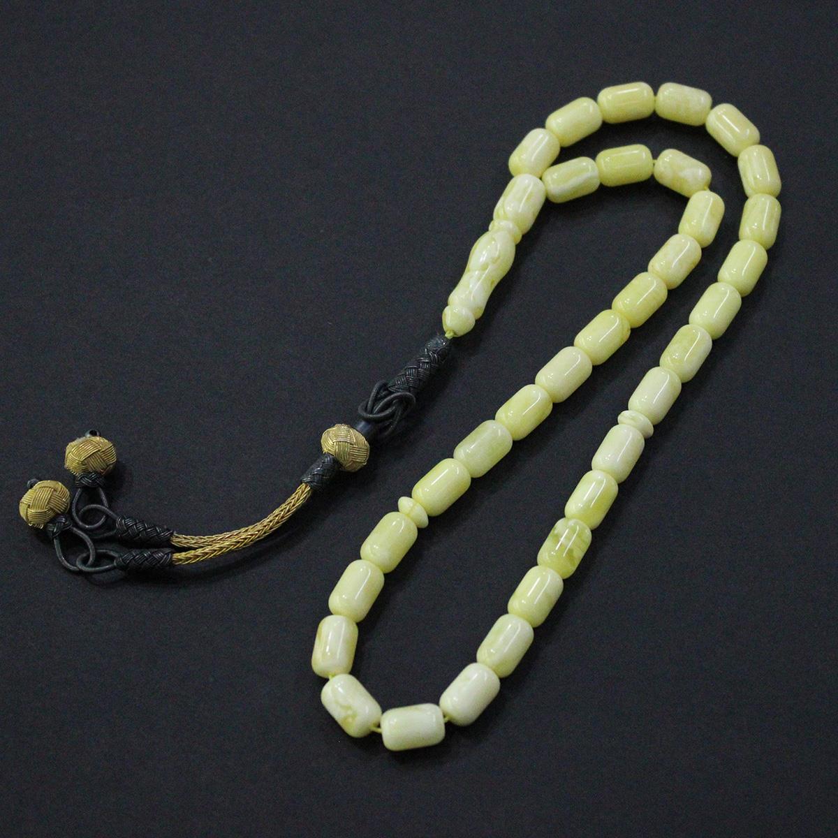 Akça Kaliningrad Damla Kehribar Tespih 7*10 (mm)