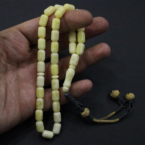 Akça Kaliningrad Damla Kehribar Tespih 7*10 (mm)