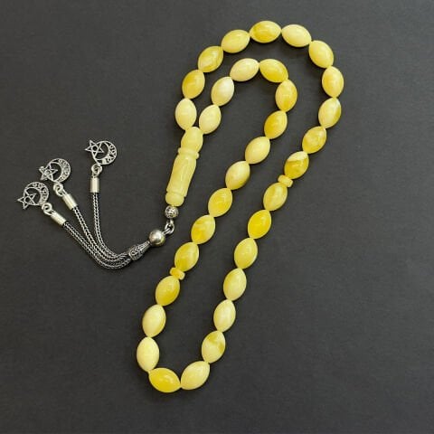 Kaliningrad Damla Kehribar Tespih 7,5*10,5 (mm)