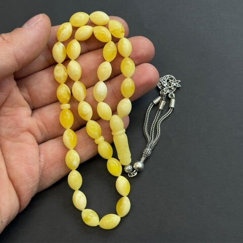 Kaliningrad Damla Kehribar Tespih 7,5*10,5 (mm)